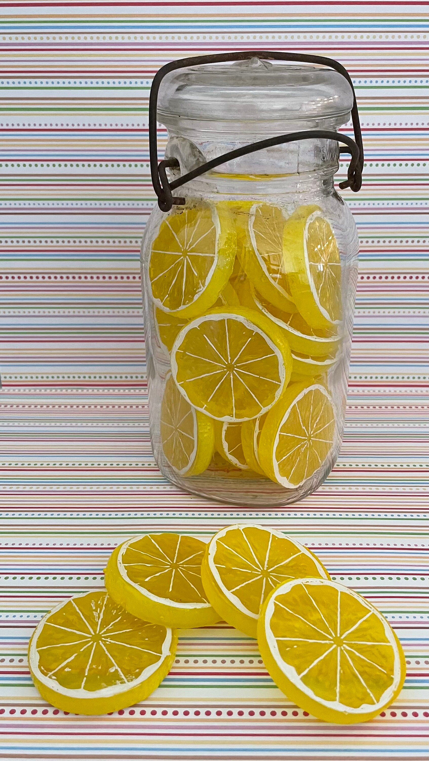 Realistic Faux/Fake Lemon Slices Lemon Tier Display Etsy