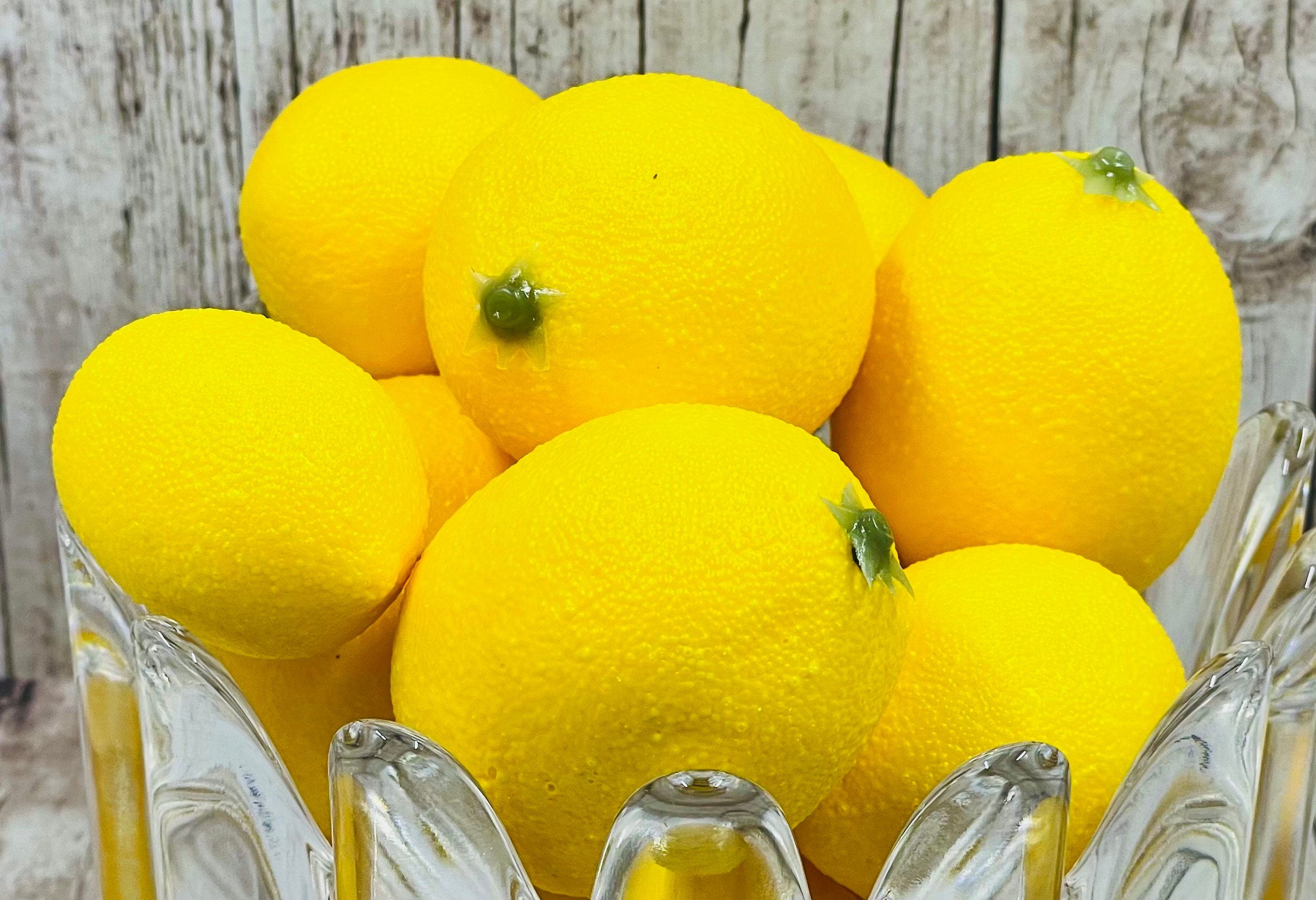 Realistic Smaller Faux/fake Lemons Lemon Tier Display Etsy