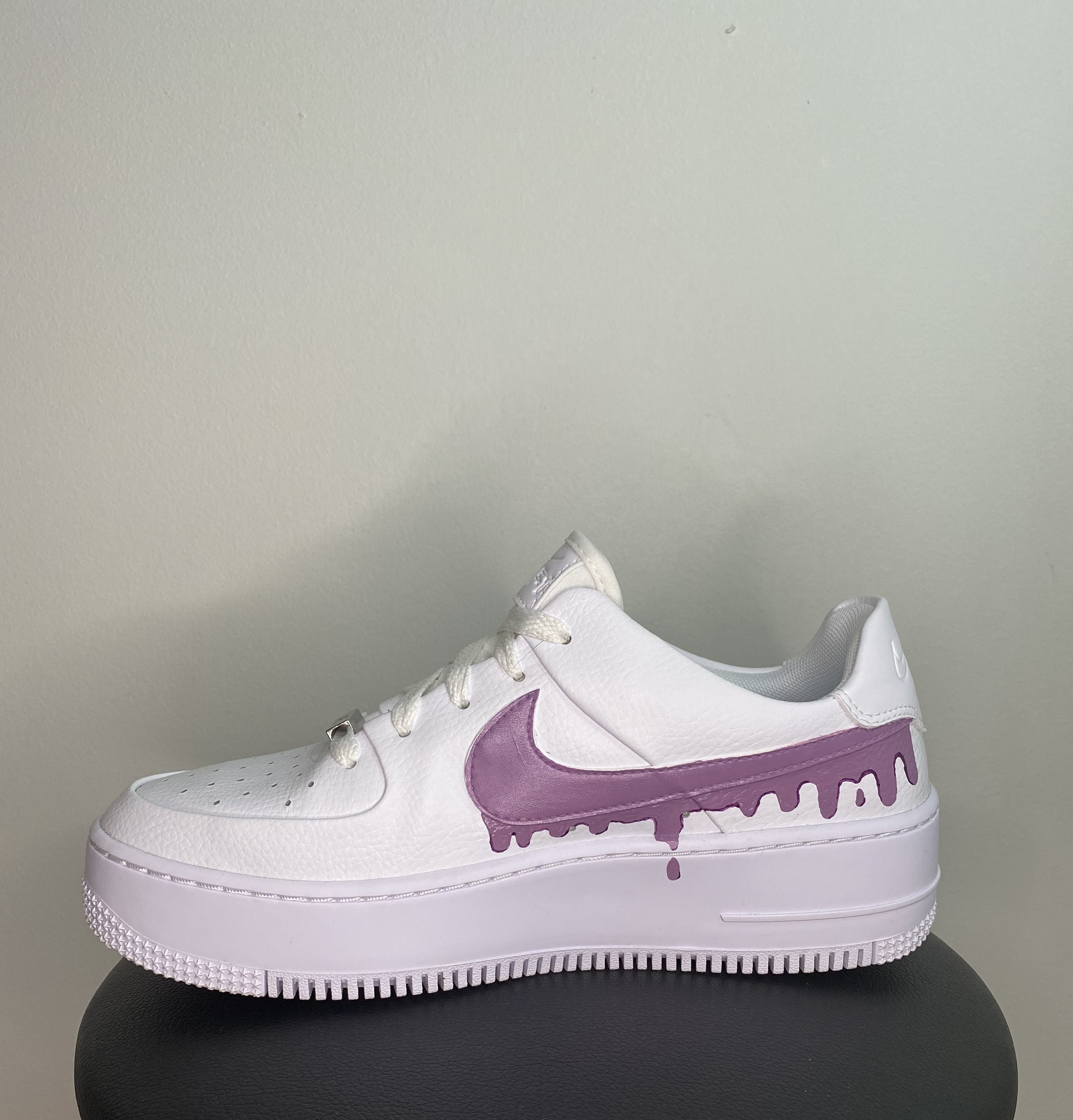 air force 1 drip swoosh
