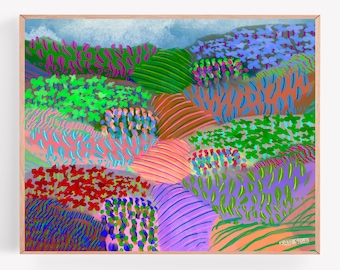 Farmland Garden Morning