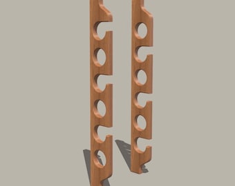 Fishing Rod Holder CNC File: 4 Sizes (Digital File)