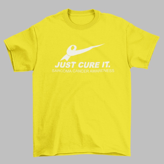 Cancer Ribbon Just Cure It Esophageal Cancer T-Shirt Cancer Ribbon Just Cure It Esophageal Cancer T-Shirt