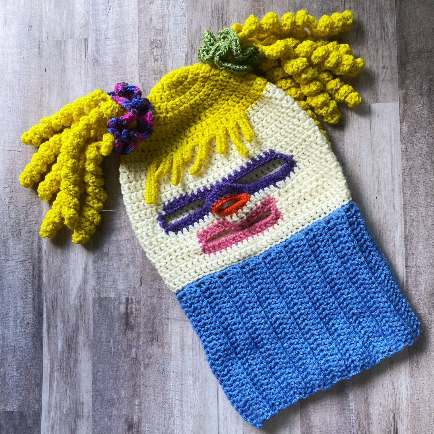 7 Ski Mask Crochet Patterns for Winter Warmth, Costume Play, and Statement Style 1 Crochet Ski Mask Pattern: Funky 70s Inspired Balaclava