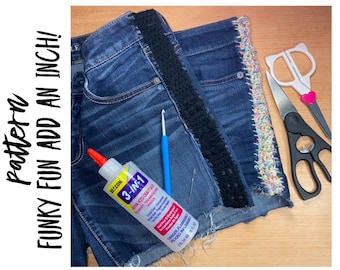 Funky Crochet Shorts Pattern: Add an Inch - 2 Designs (PDF Pattern)