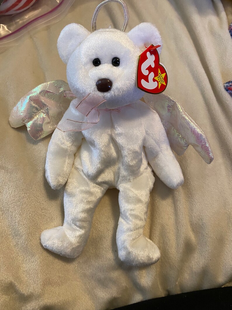 Ty Halo Beanie Baby with Brown Nose Etsy