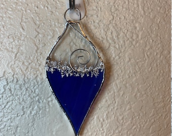 Stained glass ornament