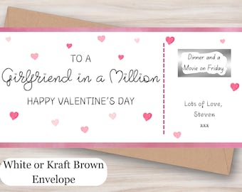 Valentine's Day gift voucher, Valentine's Day Coupon, Gift for Her, Gift for Him, Personal Gift