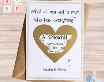 Pregnancy Reveal Card, Mother to be, Aunt, Uncle, Brother, Sister