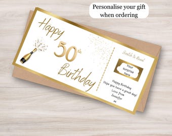 50th Birthday Scratch Card: Surprise Gift Reveal