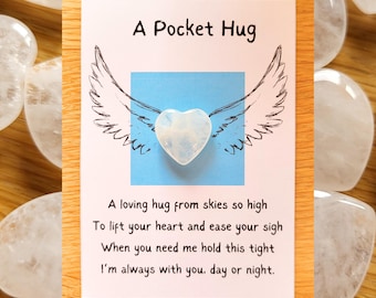Heart Crystal Pocket Hug Gift | Bereavement, Sympathy Token