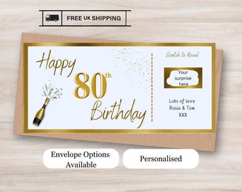 80th Birthday Scratch Card: Surprise Gift Reveal