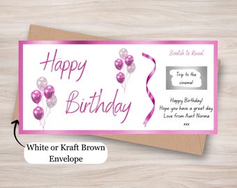 Personalized Birthday Scratch Card: Surprise Gift Reveal