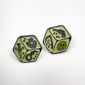 Unlucky Dice Pin Set