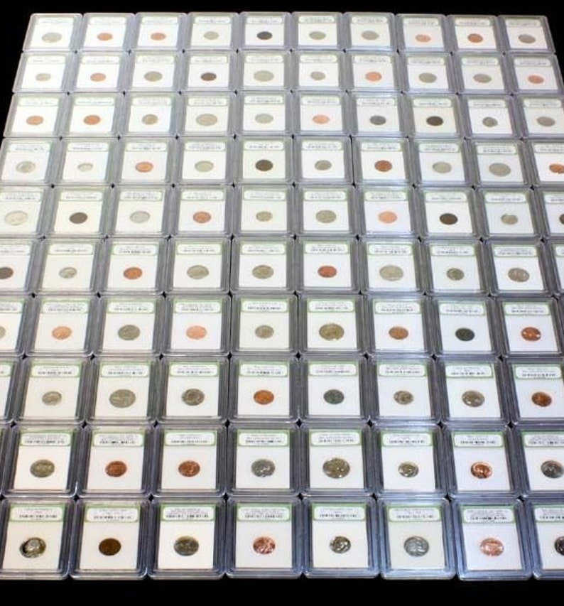 Coin Dealer Overstock SLABBED COIN Grab Bags Slabbed BU Etsy