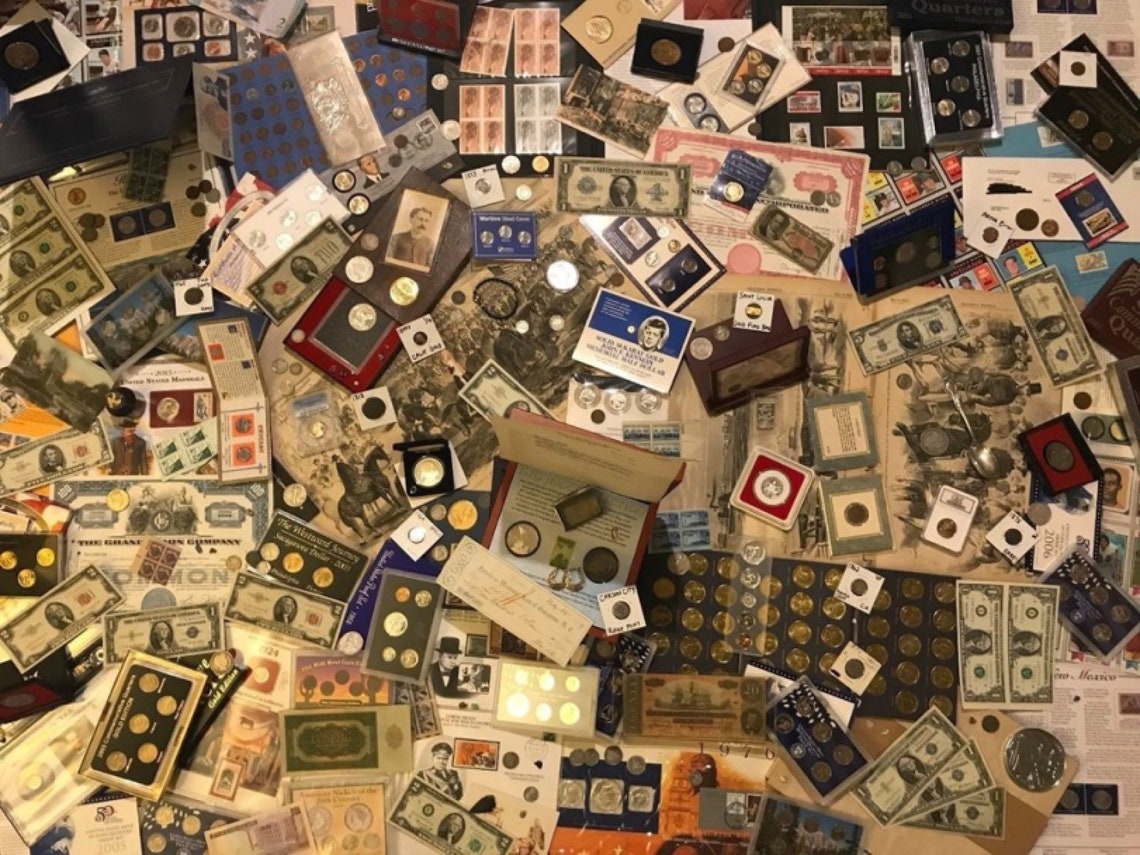 Coin Grab Bags US / WORLD Coin Hoard Grab Bags Old Etsy