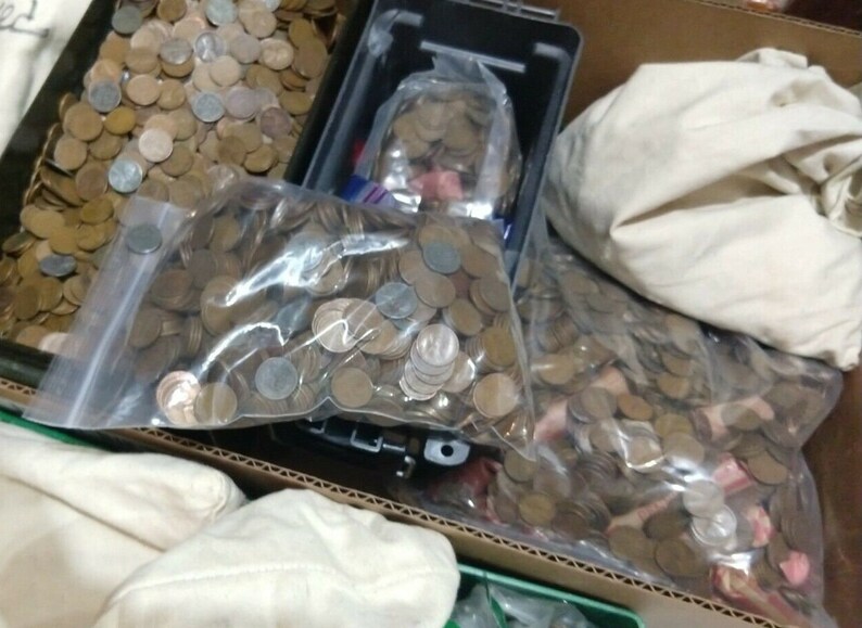 MiNi COIN GRAB BAGS Mixed Wheat Pennies U.S. Lincoln Wheat Etsy