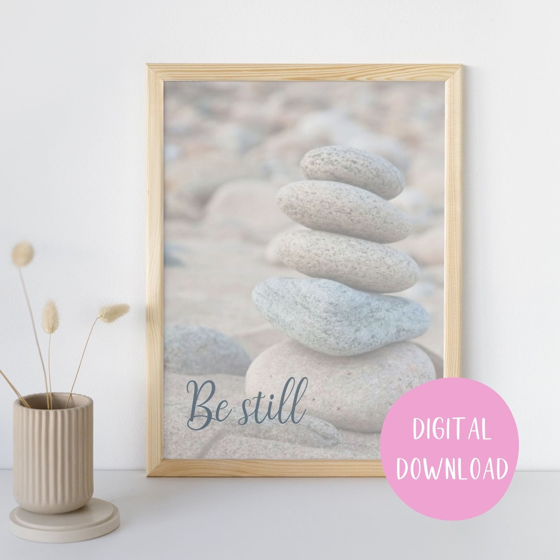 Be Still Digital Download Printable Wall Art Motivational - Etsy
