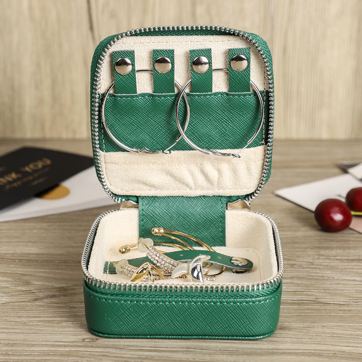 Personalized Cowhide Jewelry Box, Travel Jewelry Storage, Western Jewelry  Case,Travel Accessories Organizer, Customized Gift for Men Women