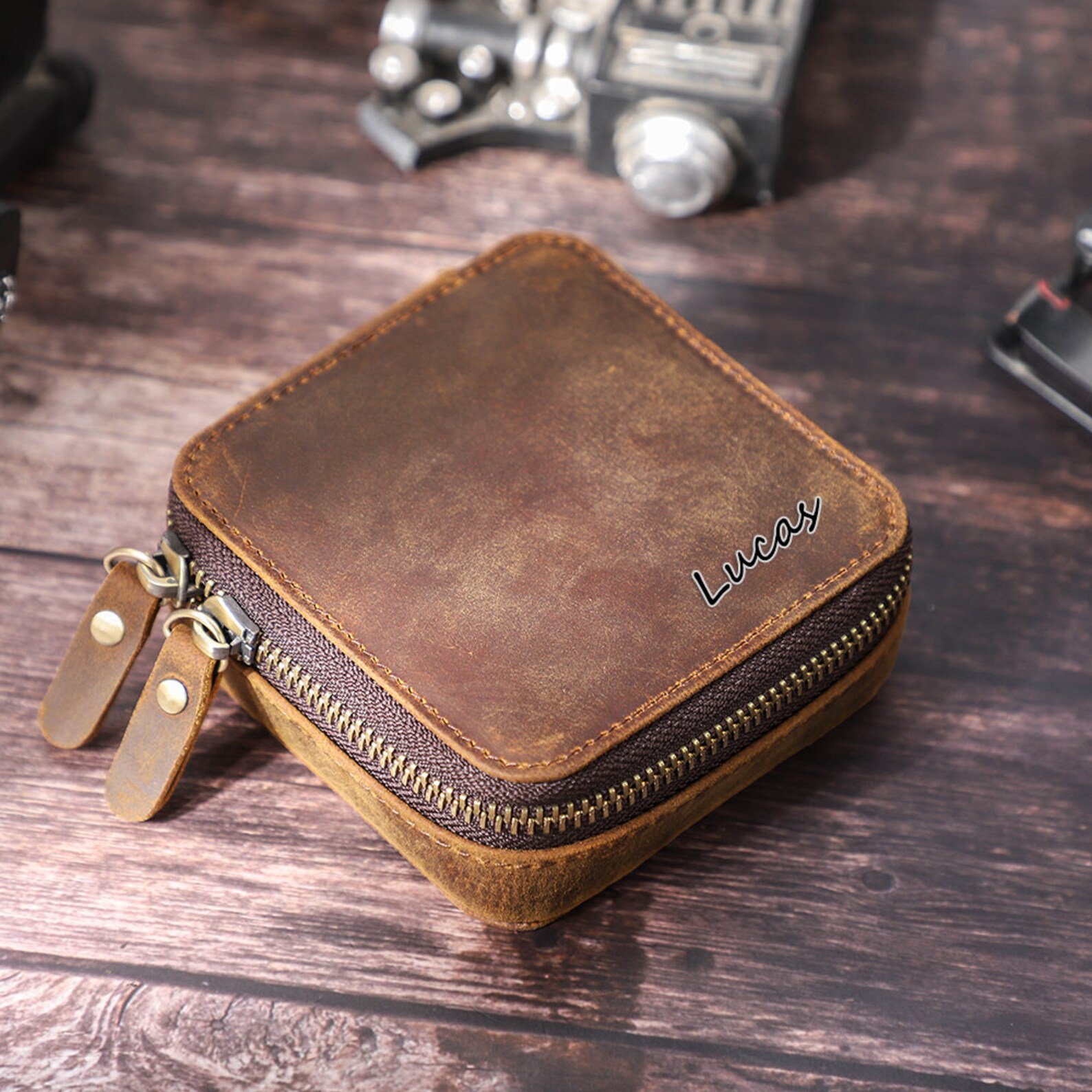 Personalized Cowhide Jewelry Box Travel Jewelry Storage Etsy Australia