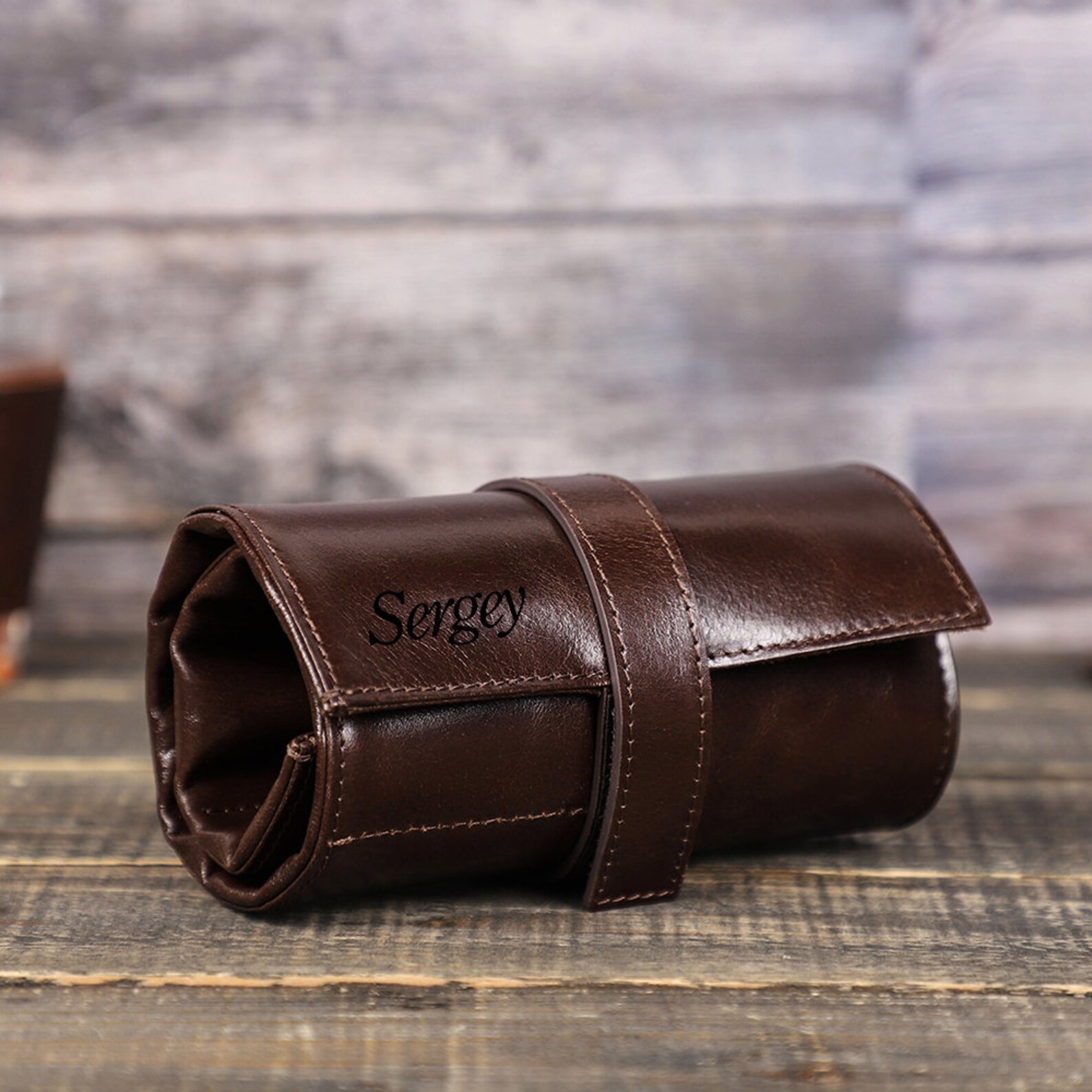 Travel Watch Roll Case Leather Watch Strap Roll Up Watch Etsy UK