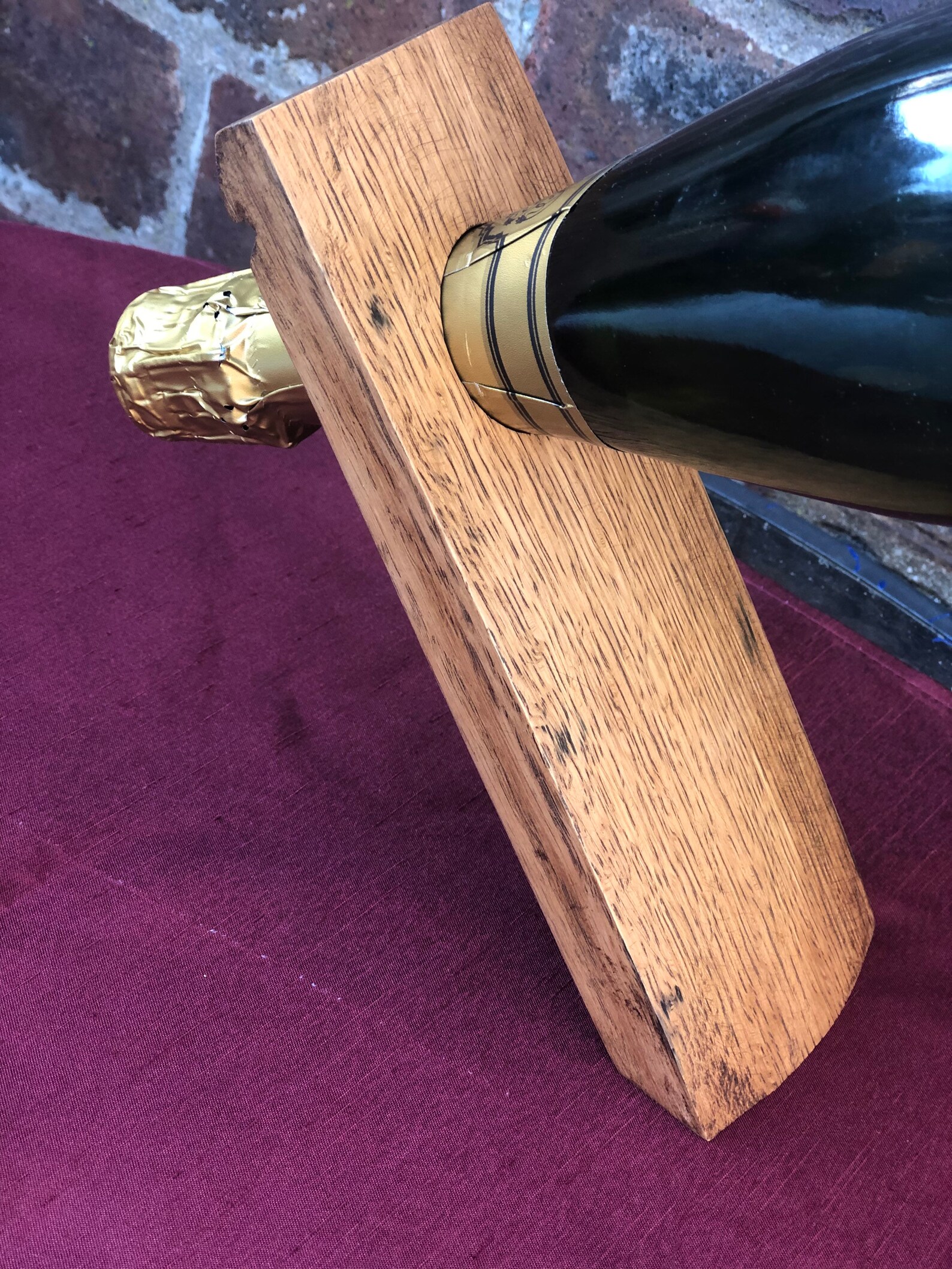 SPRING SALE Floating Bottle Holder Whisky/Whiskey Oak Barrel Etsy