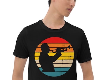 Camiseta de trompeta para amantes del jazz, regalo
