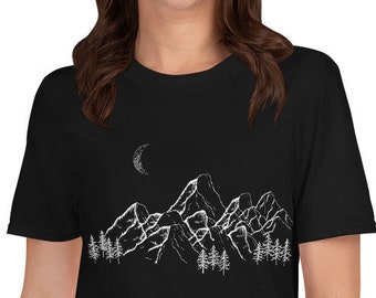 Camiseta gráfica de montaña: Camiseta de camping, senderismo y vacaciones