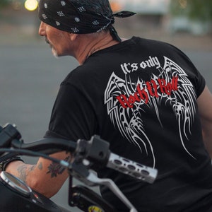 Rock &#39;N&#39; Roll T-Shirt Tribal Wings