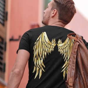 Angel Wings Shirt Golden Wings T-Shirt