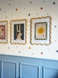 Star Wall Stickers - Warm Winter | Eco-Friendly, Removable, Reusable, Fabric Wall Stickers