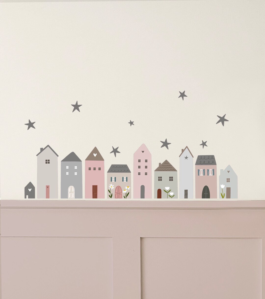 Little Village Wall Stickers House Wall Stickers Fairy Houses Dolls