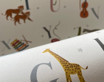 ABC Alphabet Luxury Wallpaper for Kids