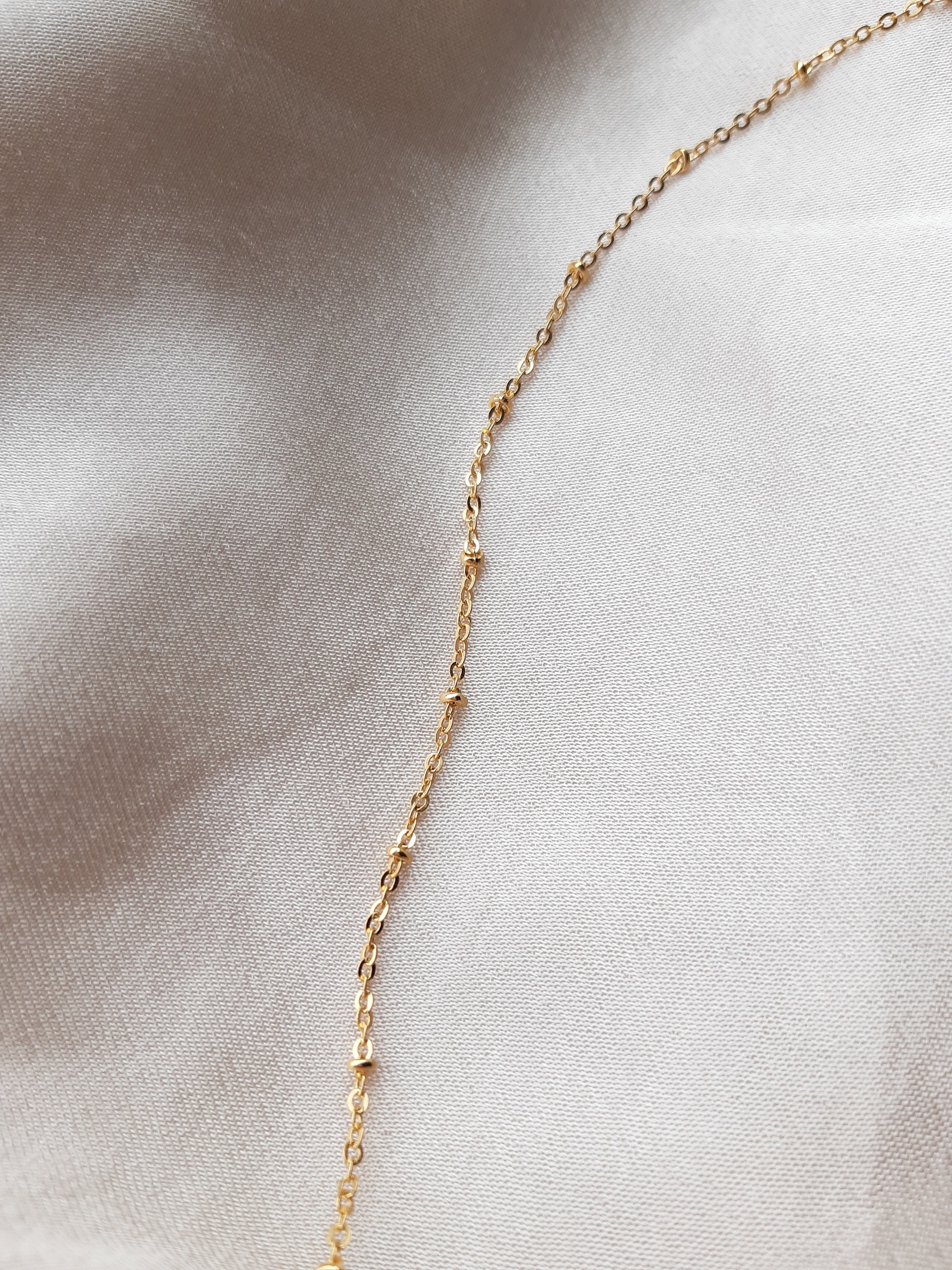 24k Gold Plated Handmade Seashell Beaded Necklace With - Etsy UK