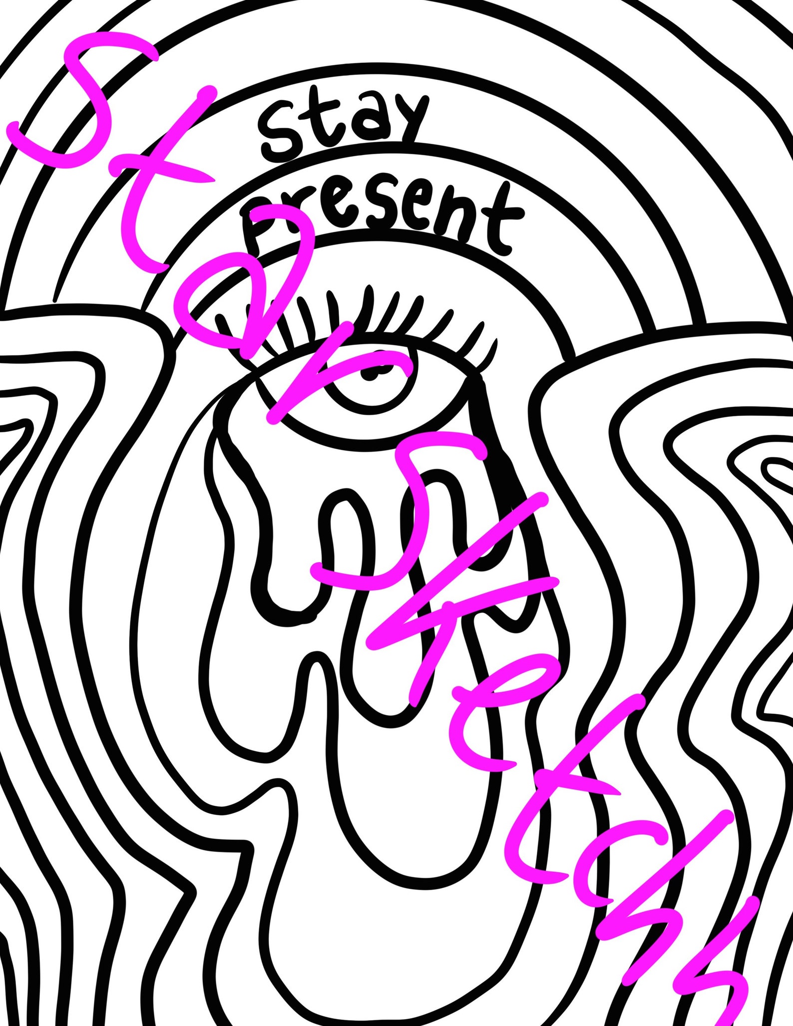 Trippy Coloring Book called Trippy Coloring by: | Etsy