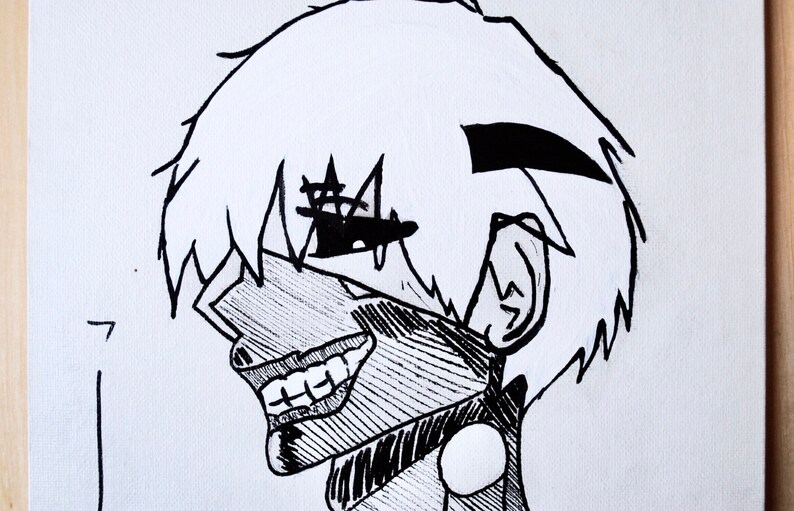 Ken Kaneki Tokyo Ghoul Art Collectibles Drawing Illustration Jan Takayama Com