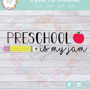 Teacher Gift, Teacher SVG, Teaching is my Jam, Preschool Teacher SVG, Prek SVG, Teacher Tshirt, Is my jam svg, Teacher Tumbler, Prek Shirt