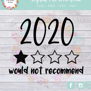 2020 SVG, 2020 Tshirt, 2020 One Star, Maskentattoal, Tumbler Aufkleber, Lustiges Geschenk, Lustiges Tshirt, Quarantäne SVG, Quarantäne Shirt, Digital Cutfile