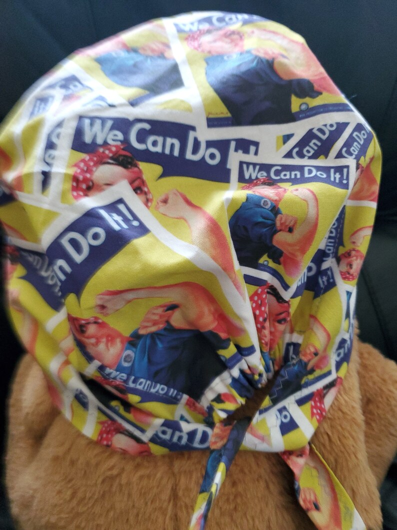 Rosie the Riveter Scrub Cap - Etsy