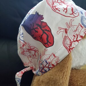 Scrub Cap-Hearts**Buy 7 caps, get 1 cap FREE!