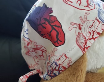 Scrub Cap-Hearts**Buy 7 caps, get 1 cap FREE!