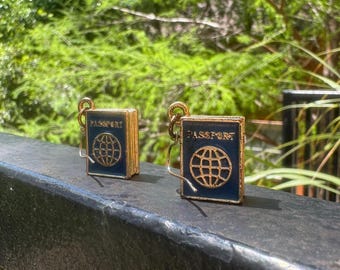 Passport Earrings