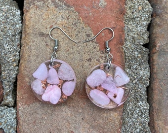 Custom orgonite earrings