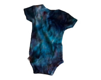 Infant Tie Dye Onesie, Size 6/9 months,ocean breeze , Retro Tie and Dye Clothing, Gift for kids,, Tie Dye, baby clothing, kids tie dye