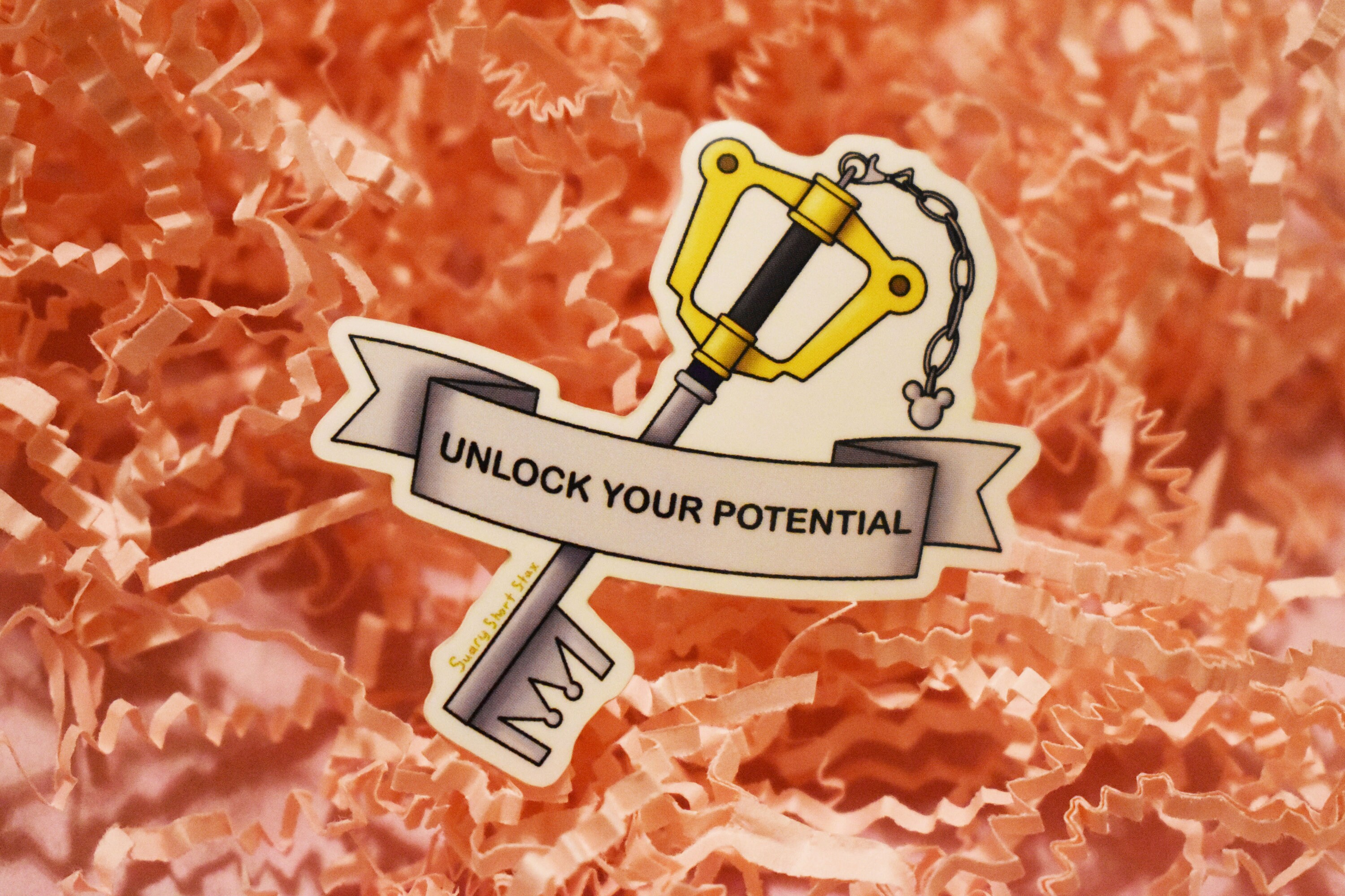 Kingdom Hearts Keyblade Sticker