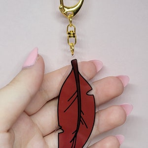 Hawks Feather Keychain