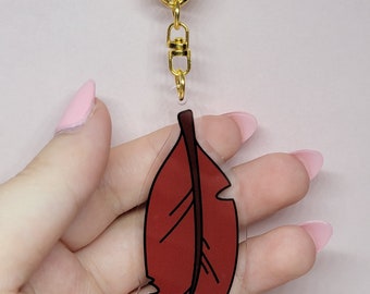 Hawks Feather Keychain