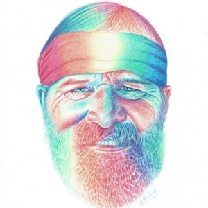 Wim Hof, Iceman Geschenk. Regenbogenkunst. Muttertagsgeschenk, Kaltwassertherapie, Fitnessguru psychische Gesundheitspflege, wildes Schwimmen, Meer, Achtsamkeit