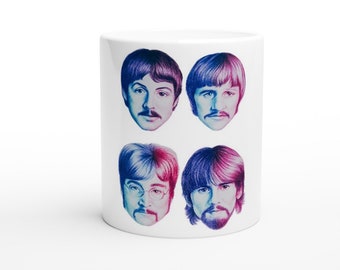Caneca dos Beatles. Presente do dia dos pais. Caneca para o dia dos pais. Caneca do papai. Caneca para ele. Caneca legal. Presente dos Beatles. Caneca de café.
