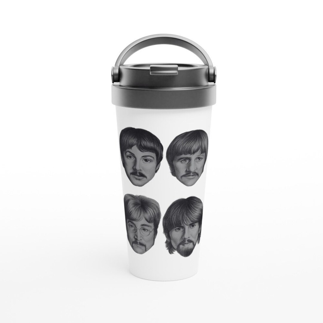 The Beatles Travel Mug. Father's Day Gift. Dad Travel Mug. Father's Day