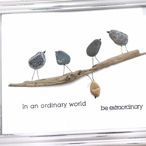 Be Extraordinary, Boho Art, Montessori Art, Birds